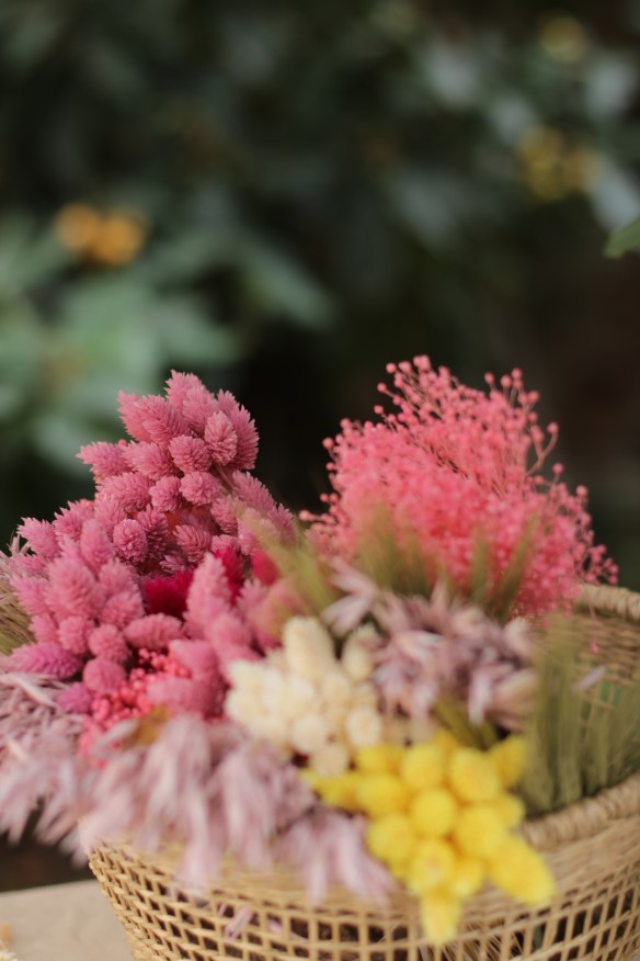 fleurs séchées hosta